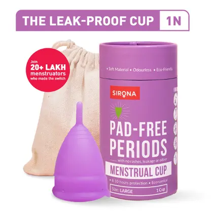 Sirona Menstrual Cup Single Pack- Large-01