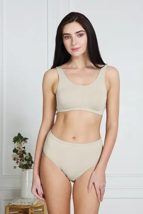 Van Heusen Women Biscuit Solid Wireless Non Padded Bra