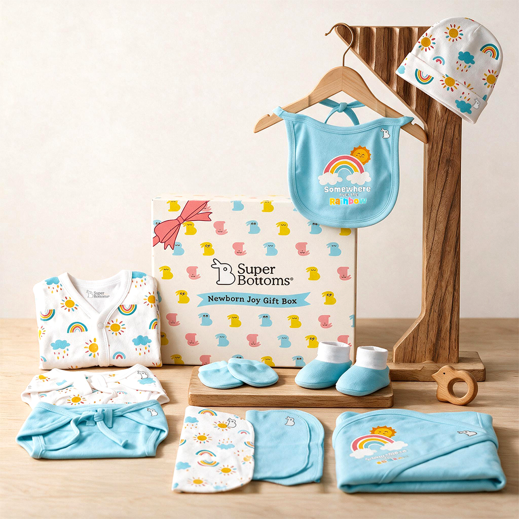 Super Bottom-Newborn Essentials Gift Pack-0-3M