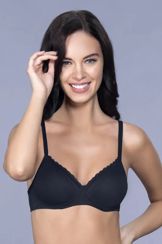 Amante-Cotton Casuals Padded Non-Wired T-Shirt Bra 