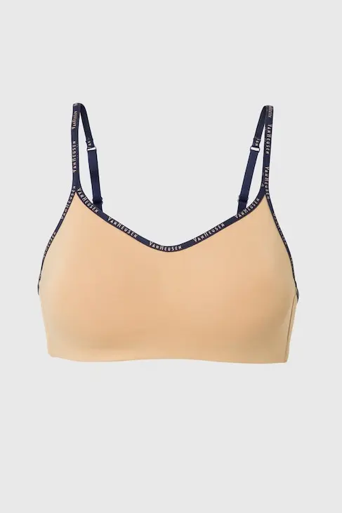 Van Heusen Women Candied Ginger Solid Seamless Cups Non Padded Cami Bra