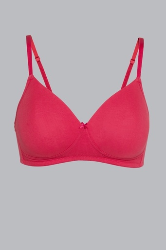 Van Heusen Women Magenta Solid Wireless Padded T-Shirt Bra
