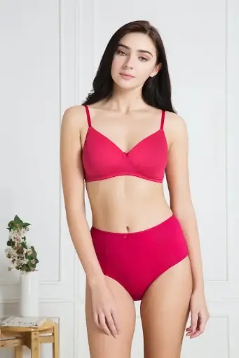 Van Heusen Women Magenta Solid Wireless Padded T-Shirt Bra
