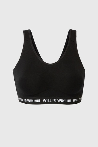 Van Heusen Proactive Women Black Anti Bacterial Wireless Sports Bra