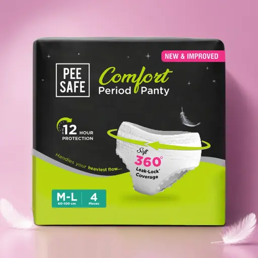 [pack of 4] Pee safe-Disposable Period Panty (M-L) Pack of 4