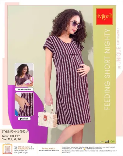 Minelli-Feeding Short Nightdress