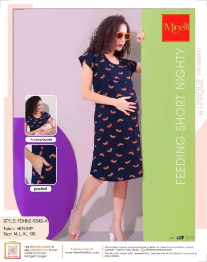 Minelli-9543-Feeding Short Nightdress