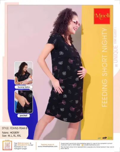 Minelli-Feeding Short Nightdress
