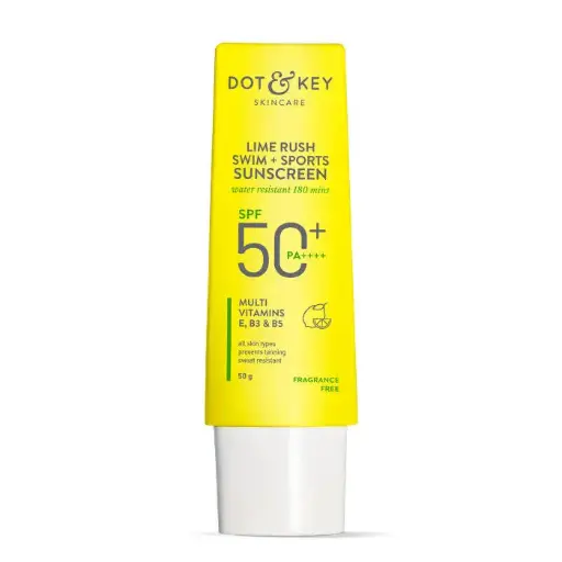 [LIME RUSH SWIM+SPORTS SUNSCREEN-50G] Dot & Key-Lime Rush Swim + Sports Sunscreen SPF 50+ PA++++ In-Vivo Tested