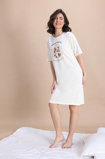 ZIVAME-ZI6543-HARRY POTTER LOUNGE DRESS 