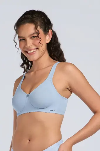 Amante Magic Shaper Non-padded & Non-wired Bra - Skyway