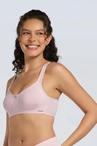 [78501-PALE LILAC-36B] Amante Magic Shaper Non-padded & Non-wired Bra - Pale Lilac