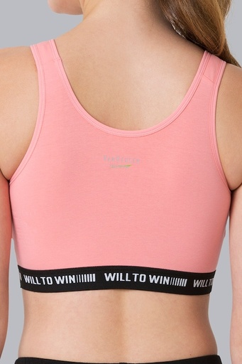 Van Heusen Proactive Women Geranium Pink Anti Bacterial Wireless Sports Bra