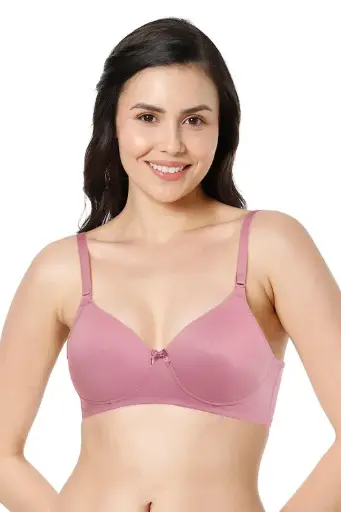  Amante-Smooth Charm Padded Non-Wired T-Shirt Bra - Mesa Rose