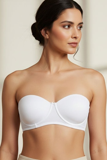 Zivame-Padded Wired 3/4Th Coverage Multiway Bra-White