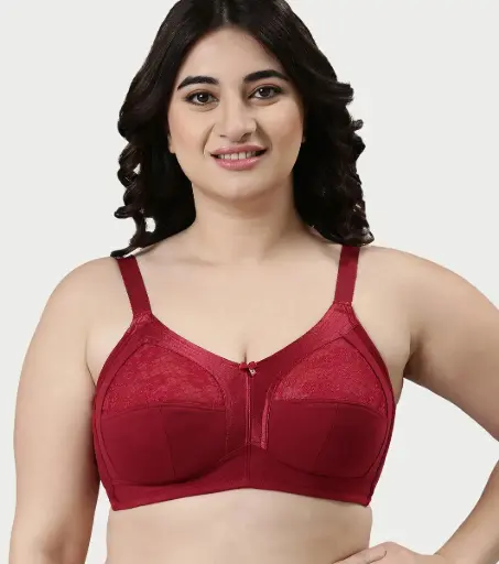 Enamor-M-Frame Side Shaper Panel Women's Cotton Everyday Bra - Non Padded, Wirefree, Full Coverage-Masai